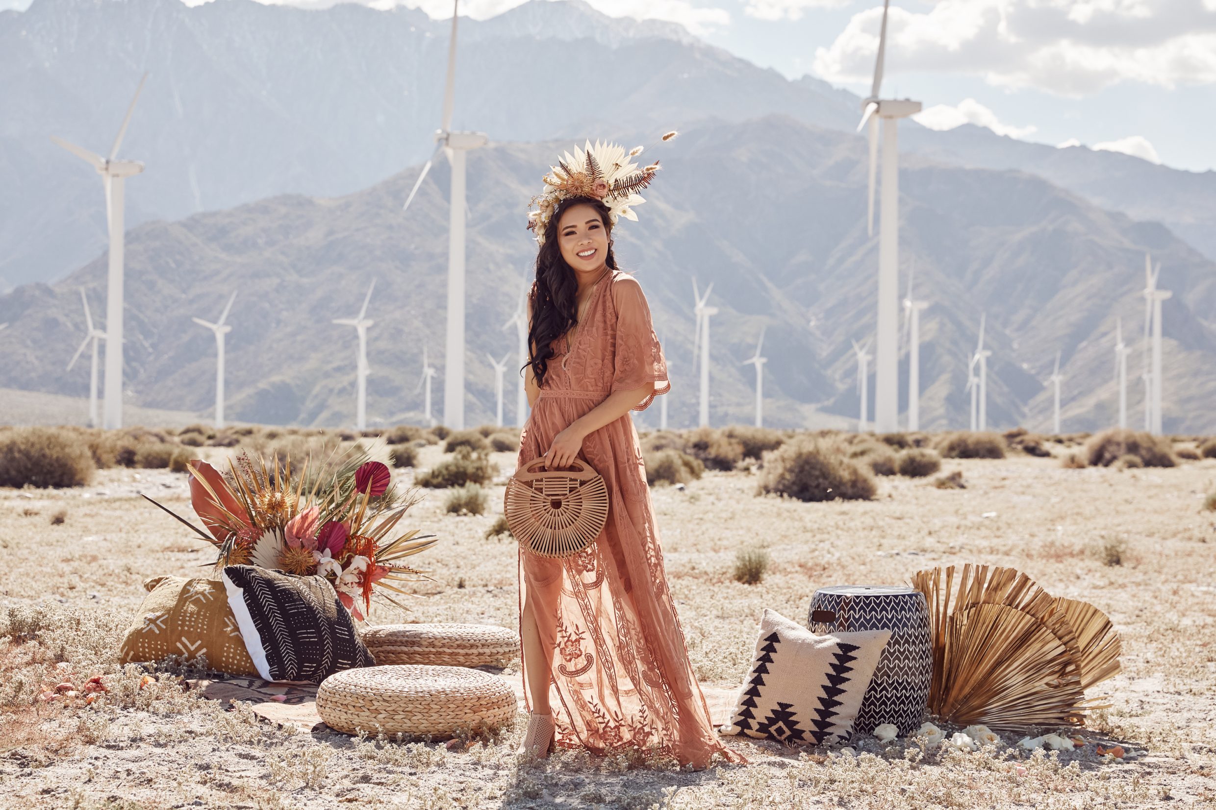 VICI Vibes :: Palm Springs Coachella-Inspired Outfits - Color & Chic