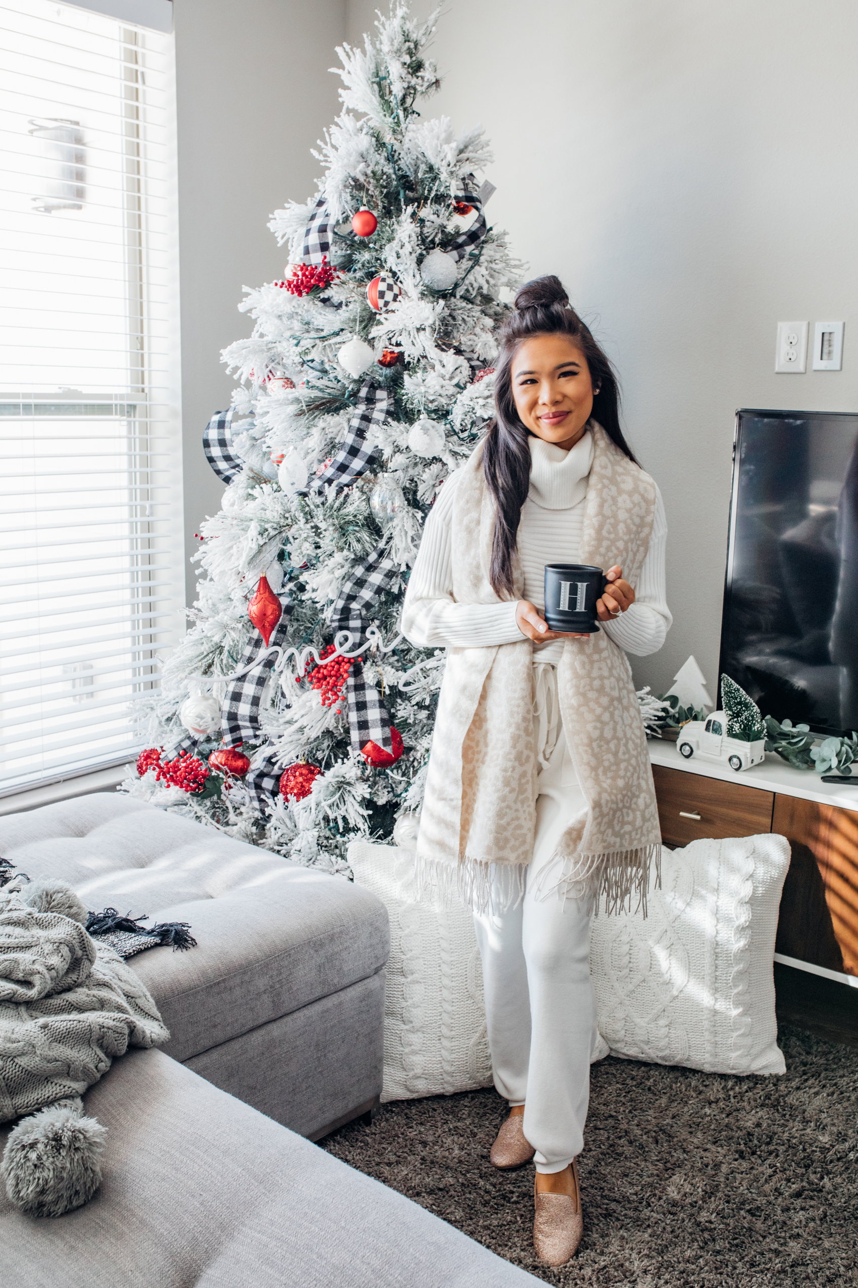 Winter loungewear for lazy days at home during Christmas