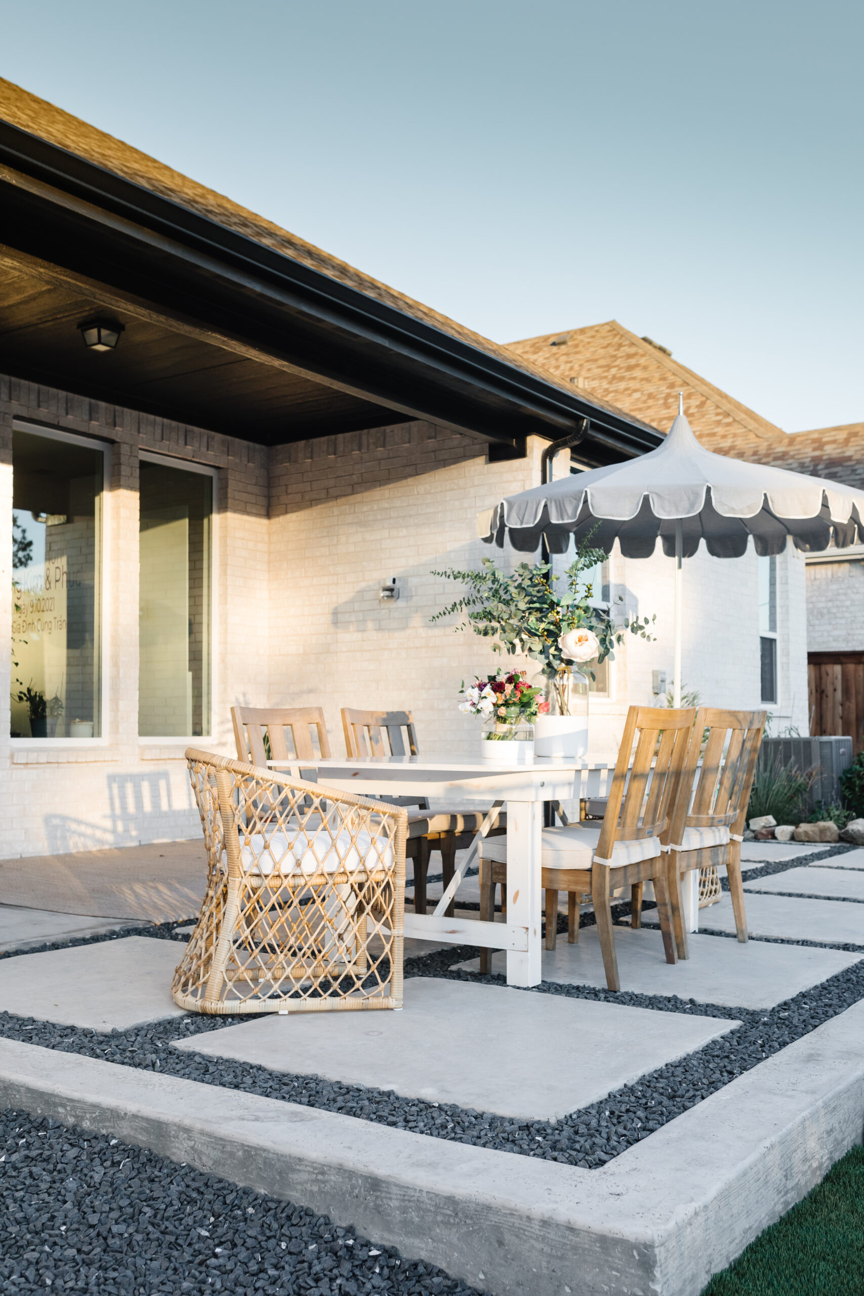 Backyard oasis ideas from blogger Hoang-Kim Cung with Serena & Lily and Yardzen