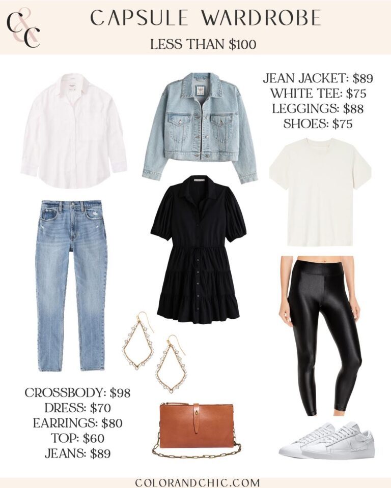 Blogger Hoang-Kim Cung shares capsule wardrobe outfit inspiration under $100