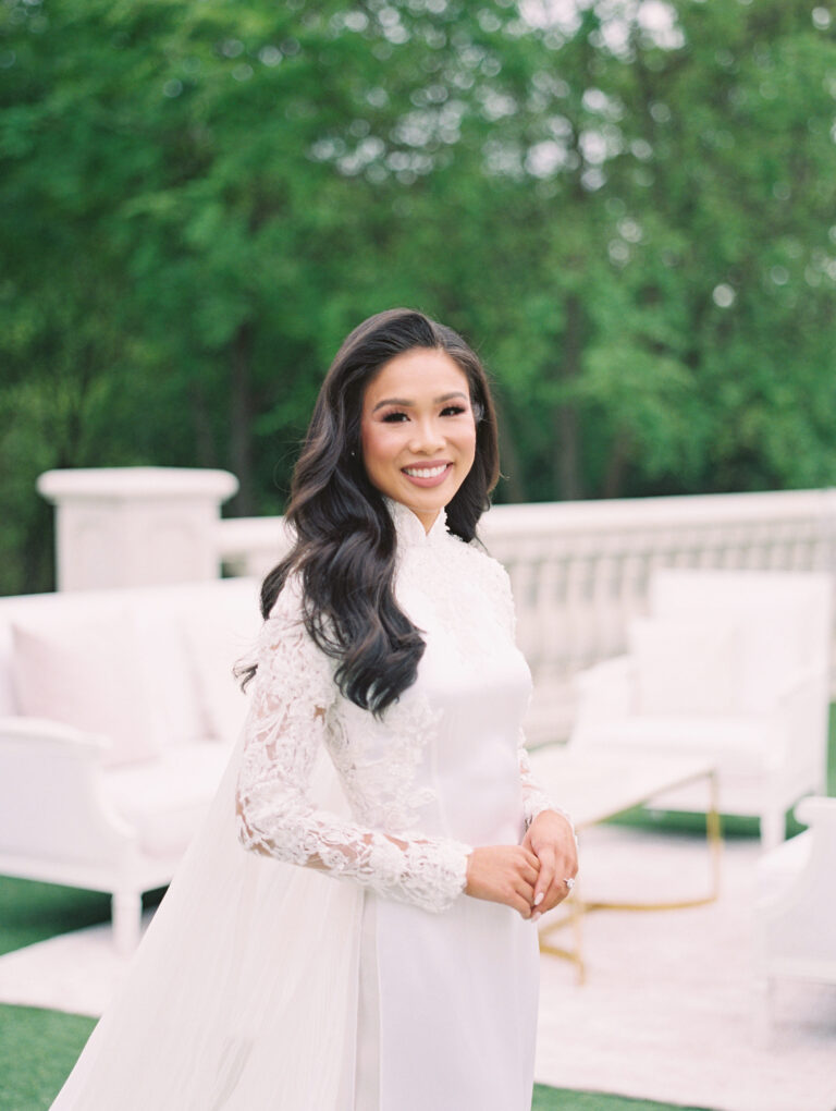 blogger hoang-kim cung's wedding makeup look by makeup artist austin ryde