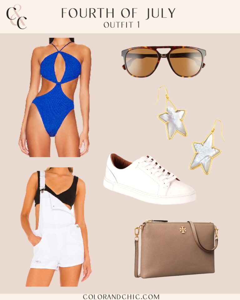 cute 4th of july outfits from kendra scott, tory burch, bond eye, superdown, frye, and burberry